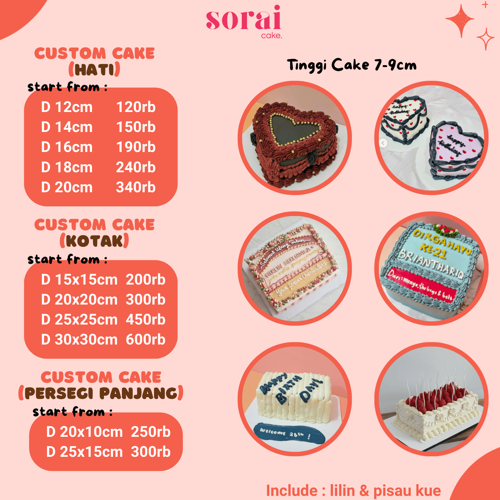 Custom Shape Cake